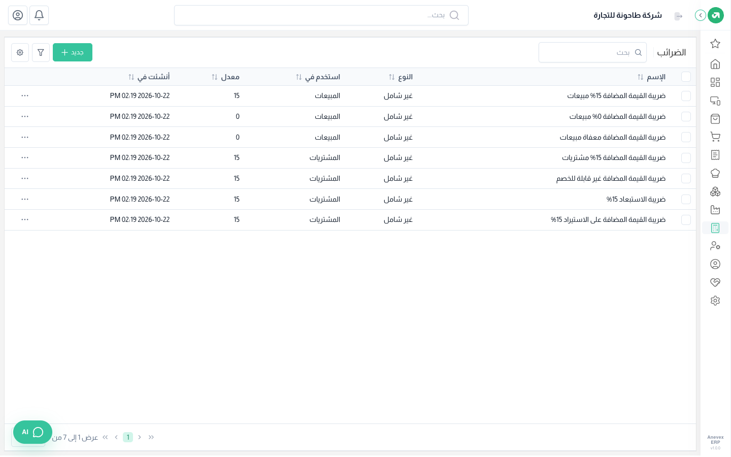 ضرائب القيمة المضافة